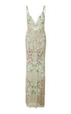 Patbo Beaded Fringe Gown