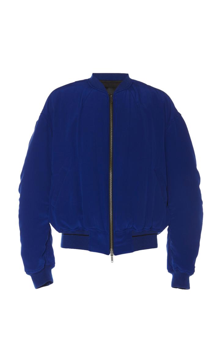 Haider Ackermann Silk Bomber Jacket