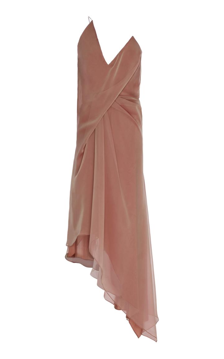 Moda Operandi Cushnie Asymmetric Organza Dress Size: 0