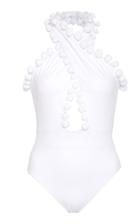 Oscar De La Renta Pom Pom One Piece