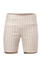 Maggie Marilyn Life Is Short Pinstripe Biker Shorts