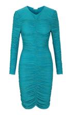 Moda Operandi Stine Goya Blake Gloss Ruched Mini Dress Size: Xl