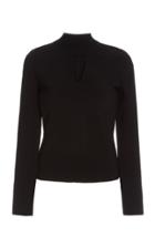 Proenza Schouler White Label Cutout Compact-knit Turtleneck Top