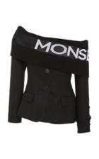 Monse Logo Twist Shawl Jacket