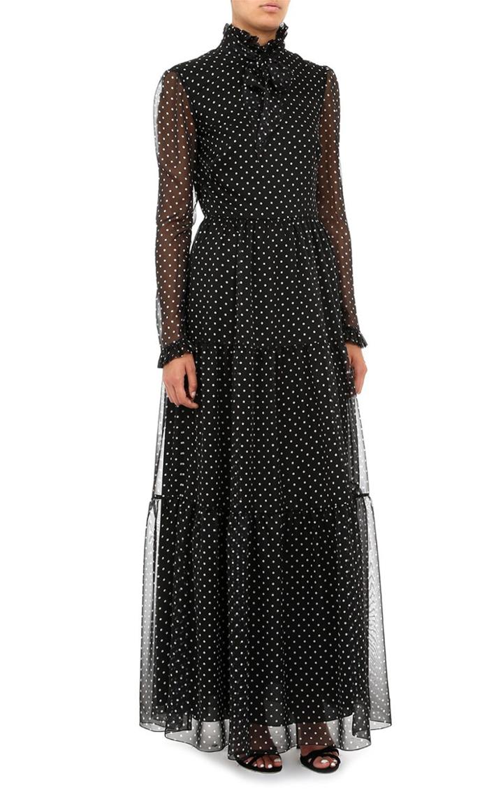 Moda Operandi Philosophy Di Lorenzo Serafini Printed Chiffon Gown