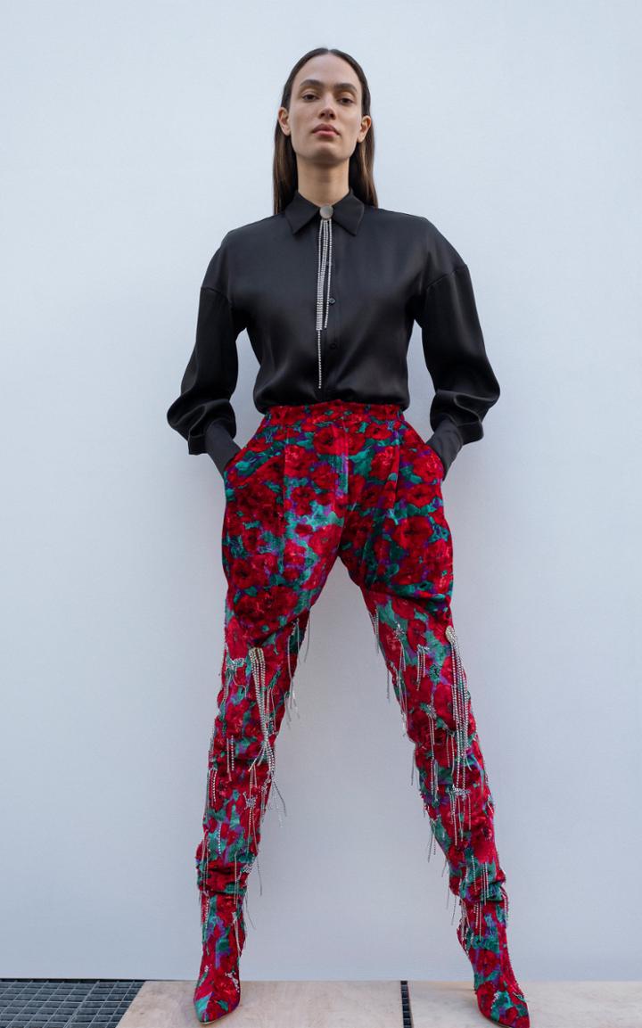 Magda Butrym Utrecht Silk Collared Shirt