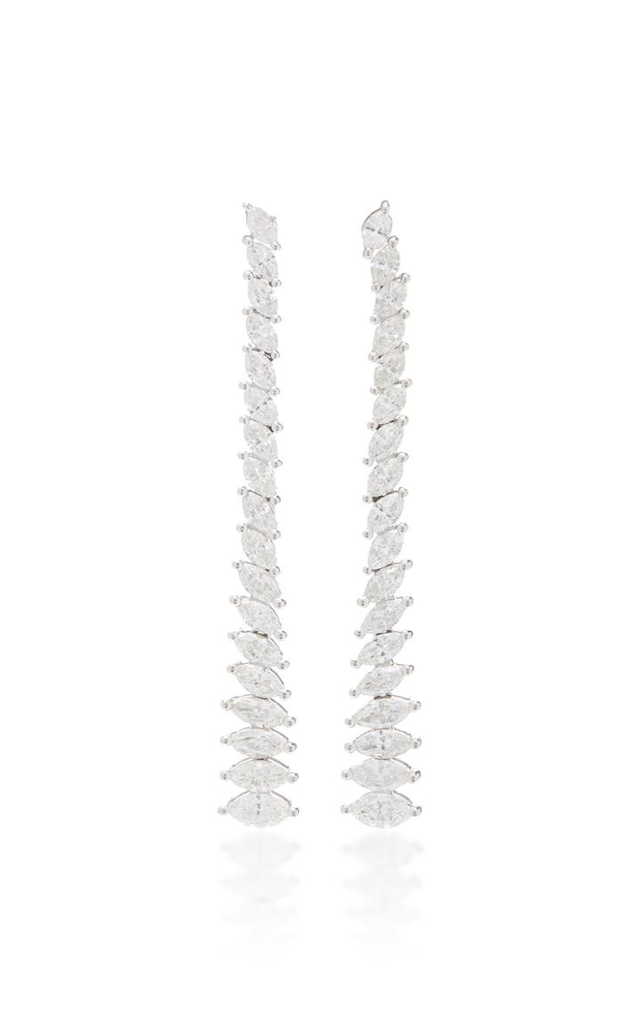 Rosa De La Cruz 18k Gold And Diamond Earrings