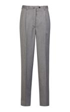 Giuliva Heritage Cornelia Tailored Herringbone Wool Straight-leg Pants