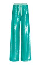 Prabal Gurung Sequin Wide-leg Pants