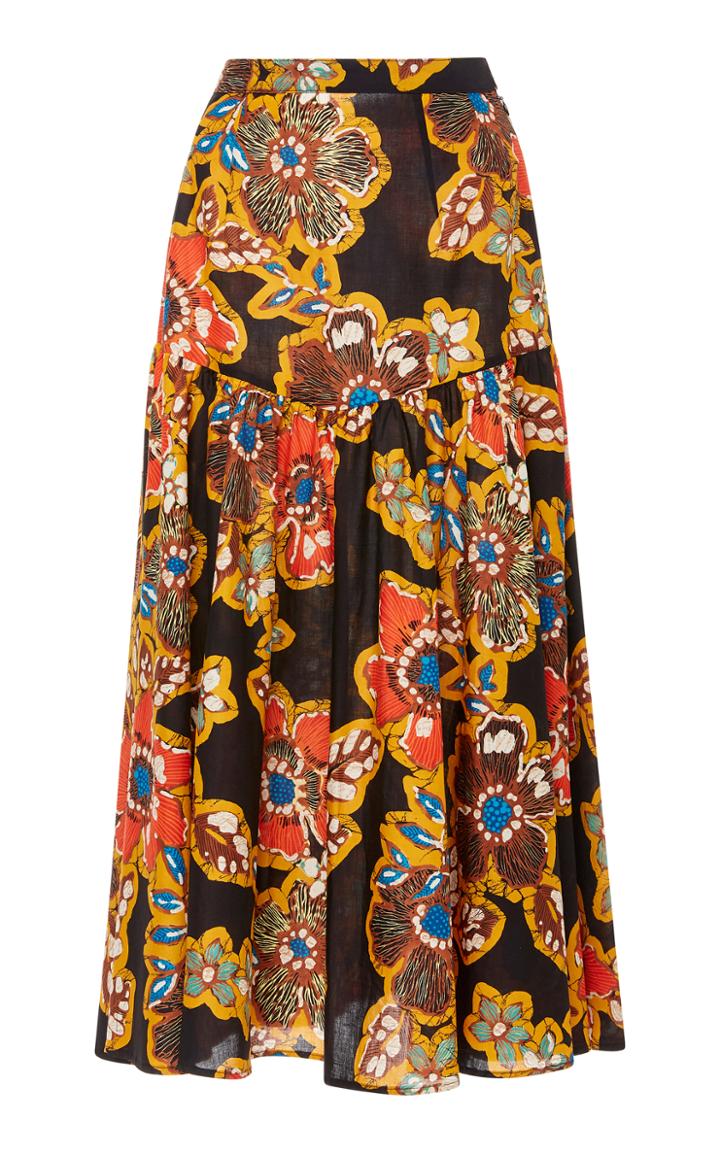 Warm Path Floral Skirt