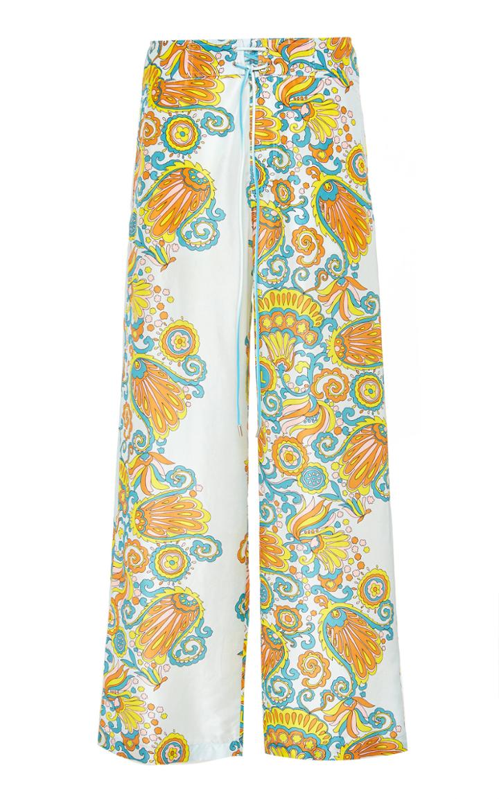 Lanvin Printed Drawstring Trousers