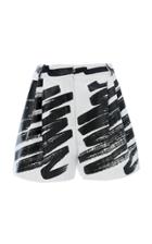 Moschino Printed Leather Shorts