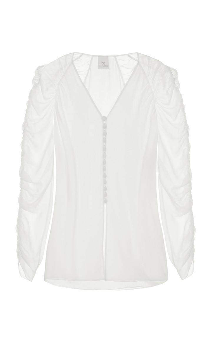 Elenareva V-neck Silk Blouse