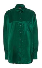 Sies Marjan Sander Collared Cuffed Satin Shirt