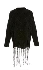 Proenza Schouler Open Knit Argyle Top