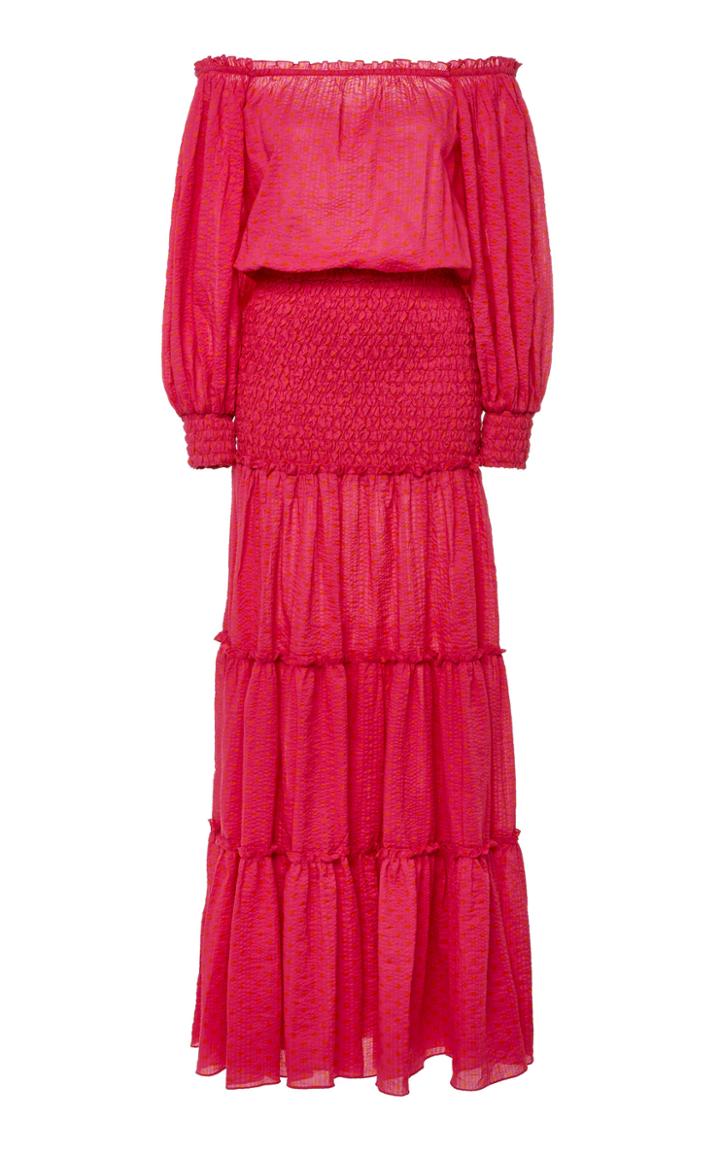 Alexis Thalssa Strapless Cotton Maxi Dress