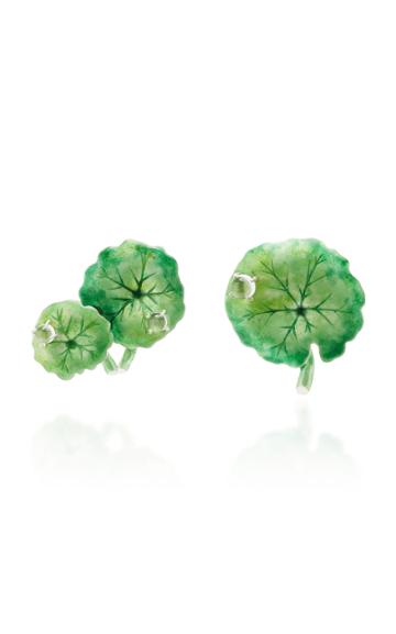 Luz Camino Green Navelwort Earrings