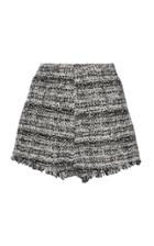 Giambattista Valli Cotton Tweed Mini Shorts