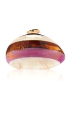 Benedetta Bruzziches Amethyst And Mother Pearl Ariel Clutch