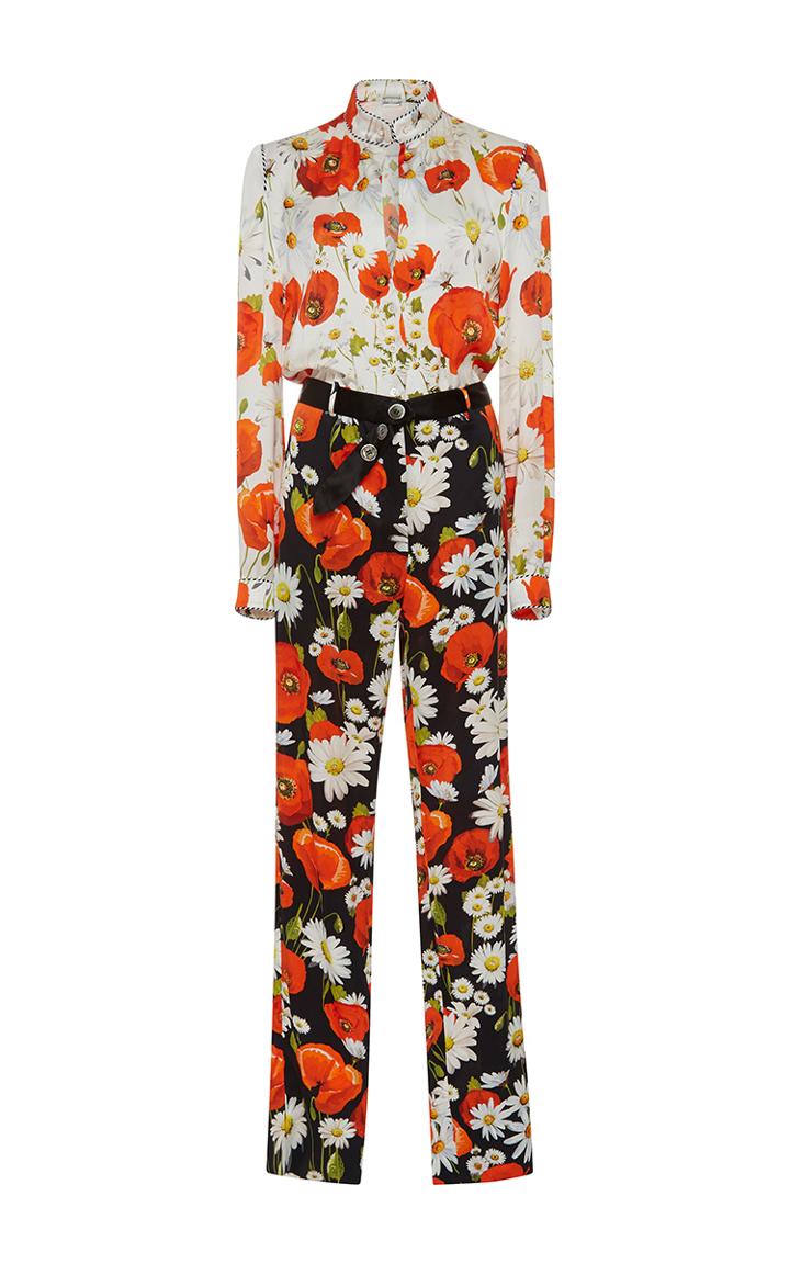 Alexis Mabille Multi Floral Jumpsuit