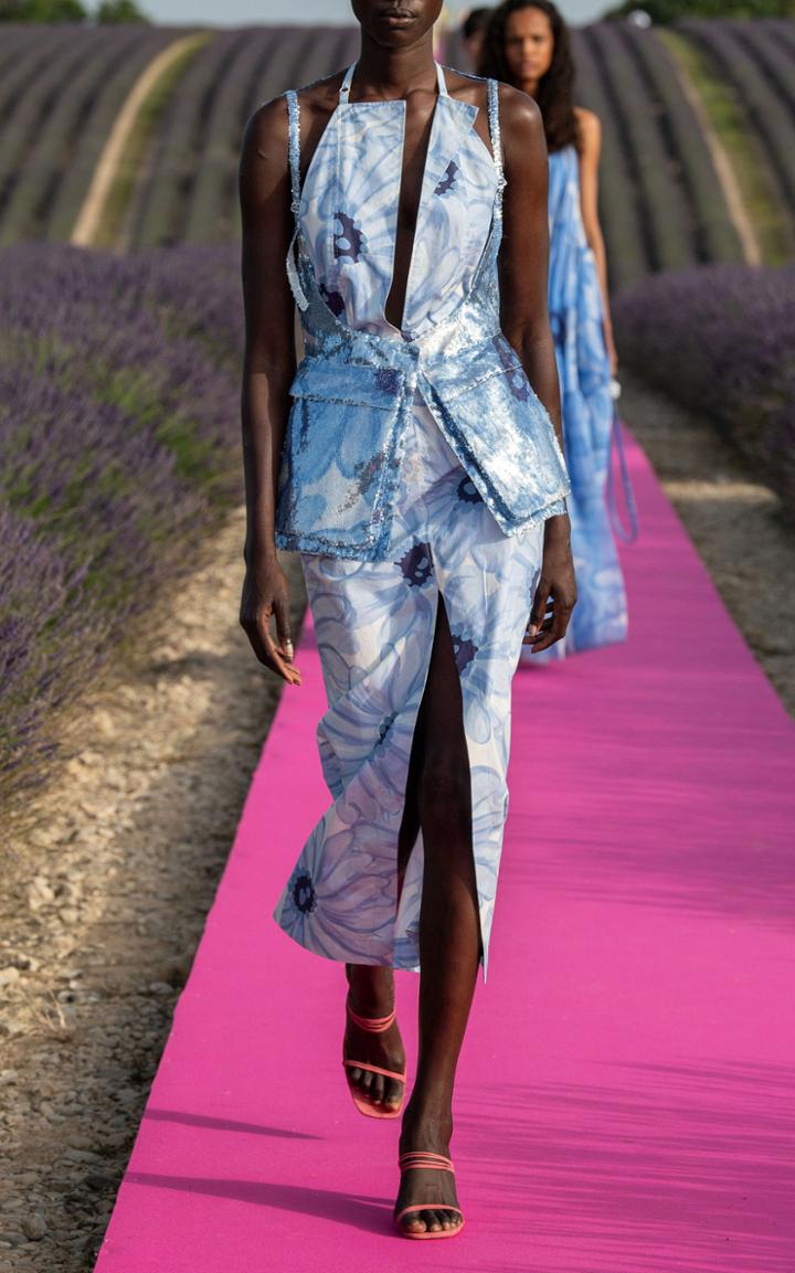 Jacquemus La Robe Ascea Pocketed Harness Midi Dress