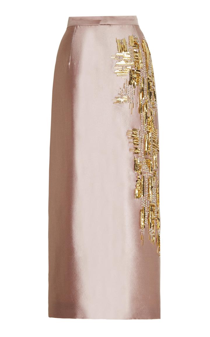 Bibhu Mohapatra Embroidered Midi Skirt