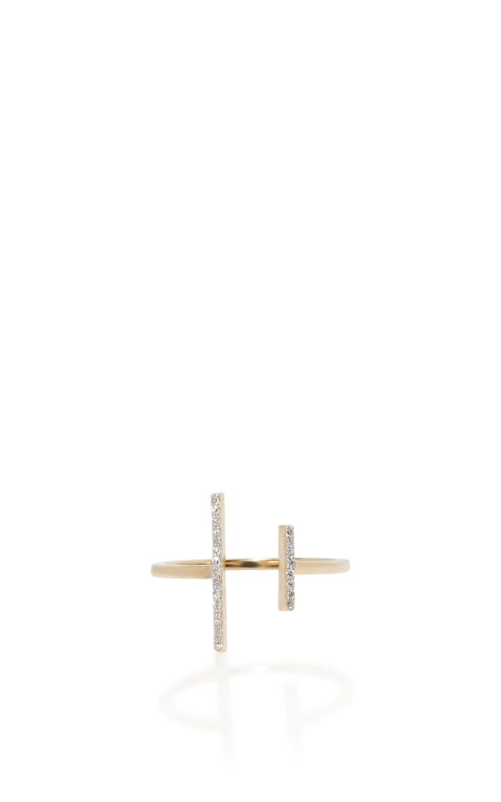 Mateo 14k Yellow Gold Double Bar Ring