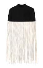 Aleksandre Akhalkatsishvili Fringed Cotton Cape
