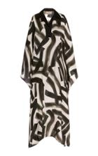 Moda Operandi Soonil Brush Stroke Print Caftan Size: 0