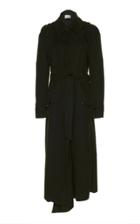 Olivier Theyskens Asymmetrical Collar Trench Coat