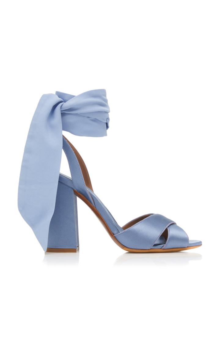 Tabitha Simmons X Johanna Ortiz Connie Silk Satin Sandals