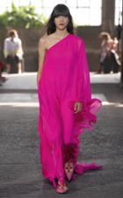 Moda Operandi Valentino Asymmetric Silk Gown