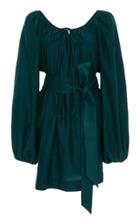Kalita Peagusus Silk And Cotton-blend Mini Dress