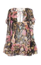 Dundas Printed Open Back Mini Dress