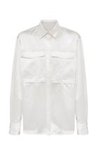Moda Operandi Alex Perry Chandler Oversized Cotton-silk Shirt