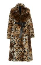 Alanui Leopard Faux Fur Coat