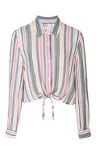 Solid & Striped Taylor Striped Crop Shirt