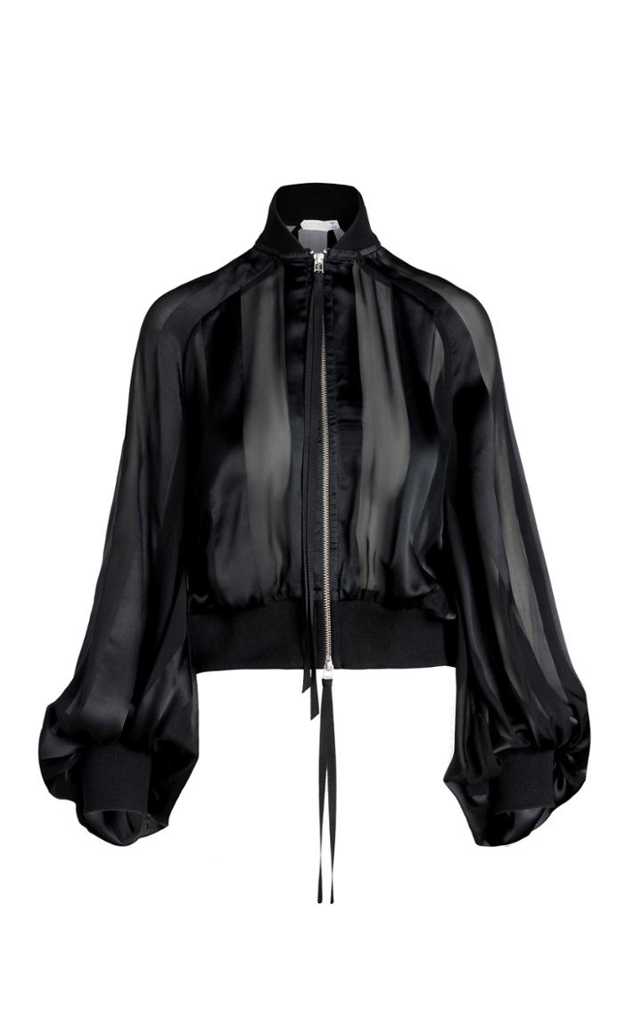 Moda Operandi Unttld Mendoza Silk Bomber