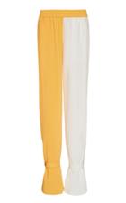 Moda Operandi Sally Lapointe Buckle-embellished Cady Pants Size: M