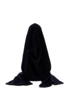 The Elder Statesman M'o Exclusive Plaited Hooded Scarf