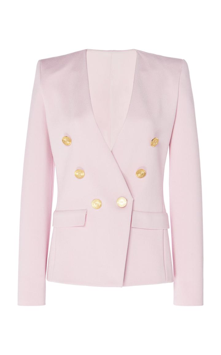 Alexandre Vauthier Collarless Cady Blazer