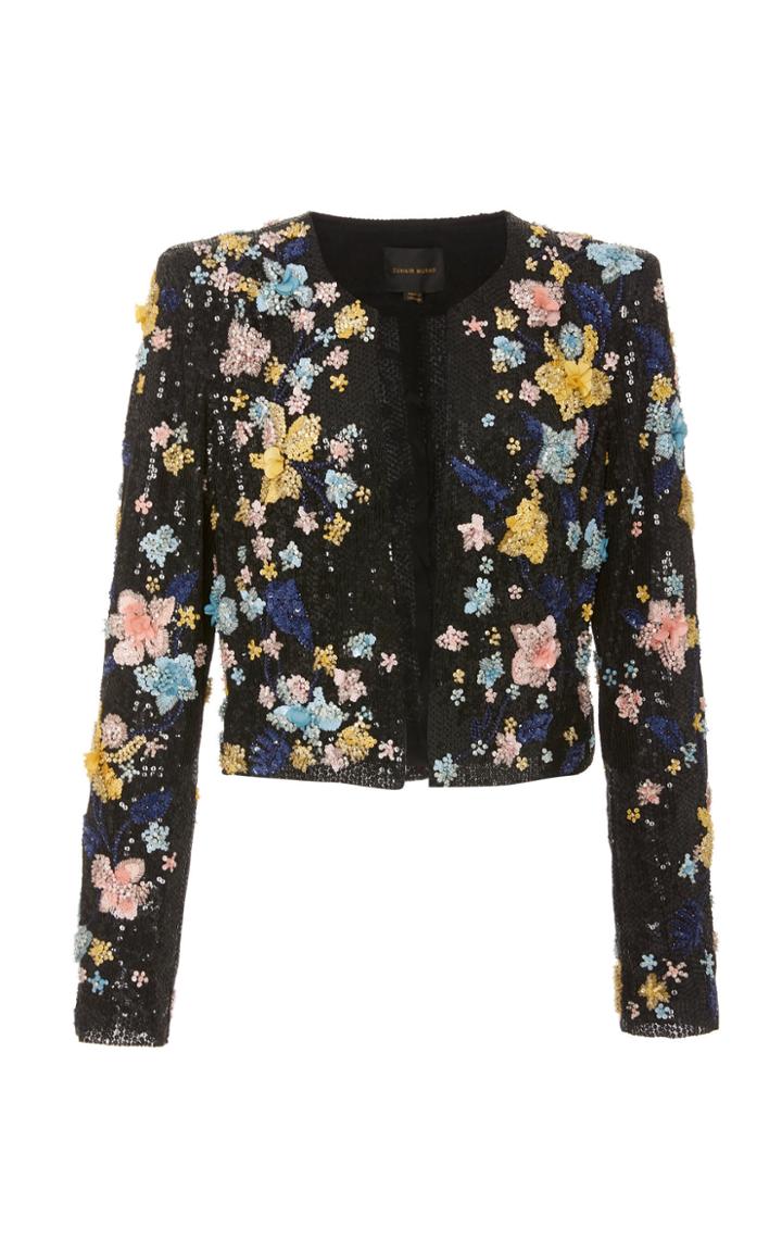 Zuhair Murad Tiar Sequined Embroidered Silk-blend Jacket