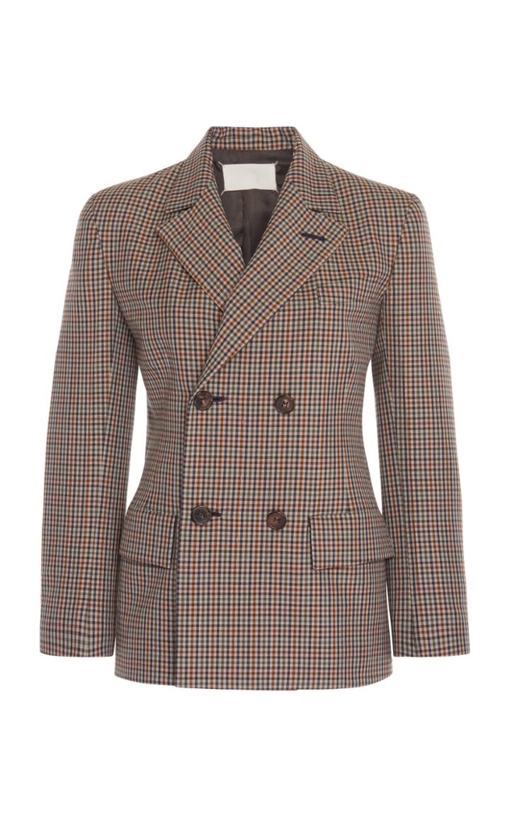 Maison Margiela Micro Check Shrunken Jacket