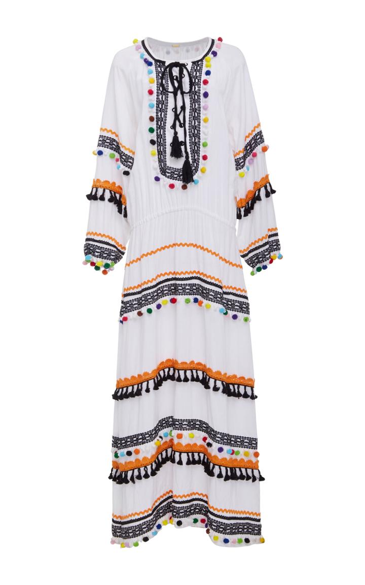 Dodo Bar Or Yehoray Lace Up Maxi Dress