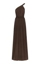 Matteau Asymmetric Halter Jersey Maxi Dress