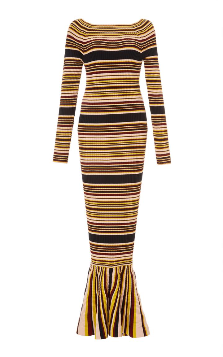 Pepa Pombo Waves Striped Dress