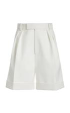 Moda Operandi Khaite Magdeline Twill Shorts