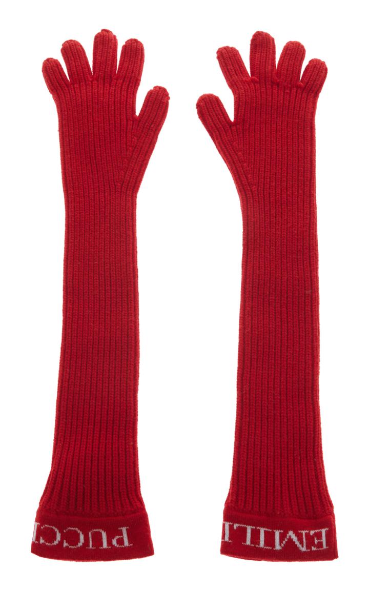 Emilio Pucci Long Silhouette Gloves
