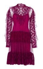 Temperley London Florence Ruffled Lace Dress