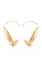 Moda Operandi Leda Madera Susan Gold-plated Brass Cuff Earrings